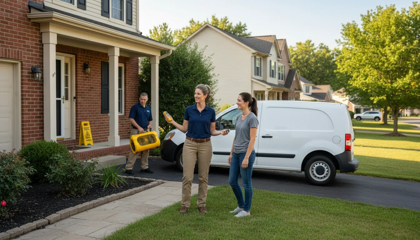 Residential water damage restoration in Rockaway, NJ